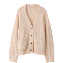 Load image into Gallery viewer, HIP LENGTH Cardigan // Oat melange