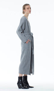 ROBE JACKET Coat // Grey melange