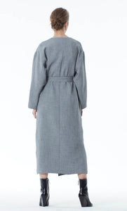 ROBE JACKET Coat // Grey melange