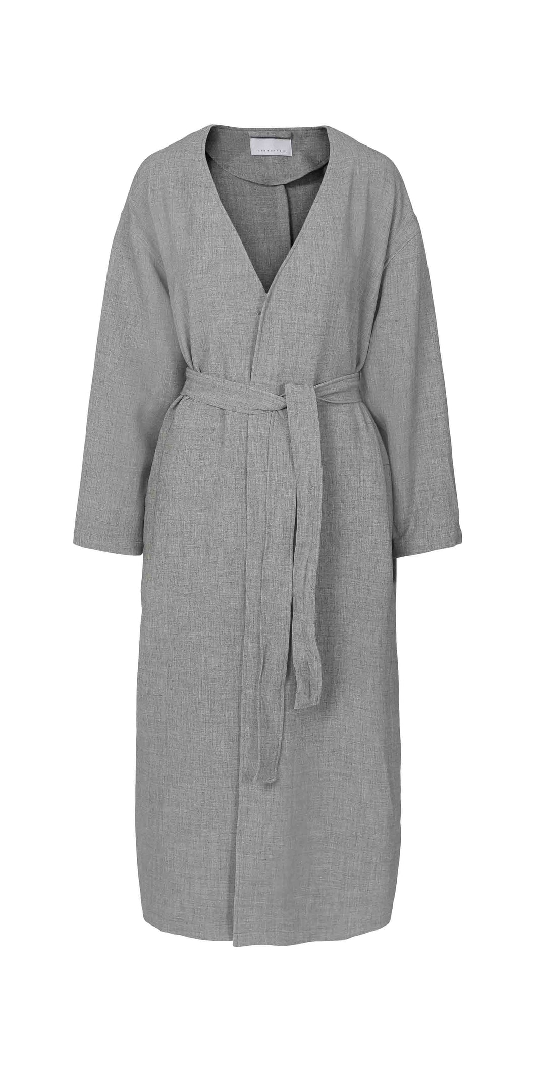 ROBE JACKET Coat // Grey melange