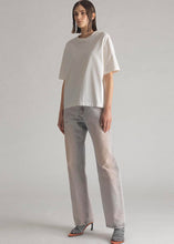 Load image into Gallery viewer, MID RISE WIDE LEG Denim // Bio tint pink