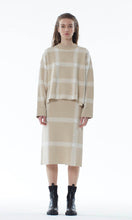 Load image into Gallery viewer, PLAIDS Skirt // Eggshell