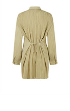 Load image into Gallery viewer, PLEATED SHIRT Dress // Sage