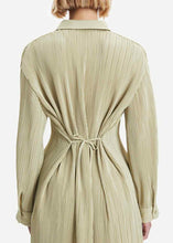 Load image into Gallery viewer, PLEATED SHIRT Dress // Sage