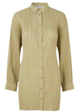 Load image into Gallery viewer, PLEATED SHIRT Dress // Sage