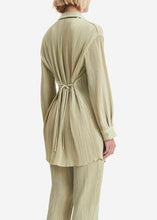 Load image into Gallery viewer, PLEATED SHIRT Dress // Sage