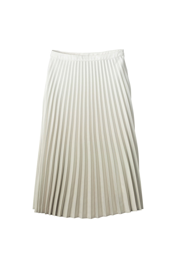 PLEATED Skirt // Feather grey ombre