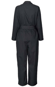 POPLIN COTTON Jumpsuit // Black