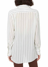 Load image into Gallery viewer, WRAP RELAXED Top // Green stripe