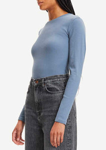 TIGHT RIB Basic // China blue