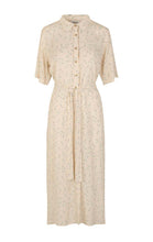 Load image into Gallery viewer, SHIRTDRESS Dress // Cream mini topaz