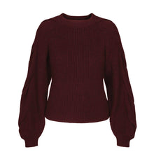 Load image into Gallery viewer, VOLUMINOUS SLEEVE Knit // Rust