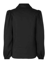 Load image into Gallery viewer, WIDE COLLAR Top // Black