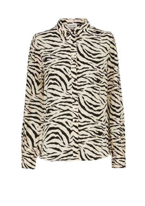 ZEBRA SUIT Top // Black & cream