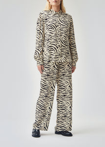 ZEBRA SUIT Pants // Black & cream